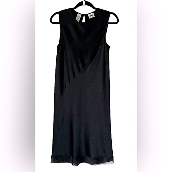 VINTAGE 90s DKNY Bias Strip Dress. Size 8. - Picture 1 of 10